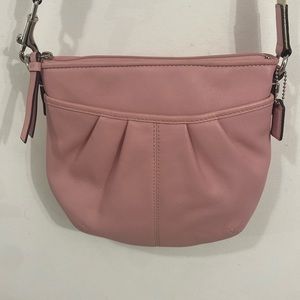 Used Pink Coach Crossbody Purse